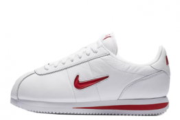 Nike Cortez Classic de piel Blancas y Rojas